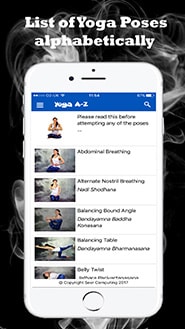 A - Z of Yoga poses